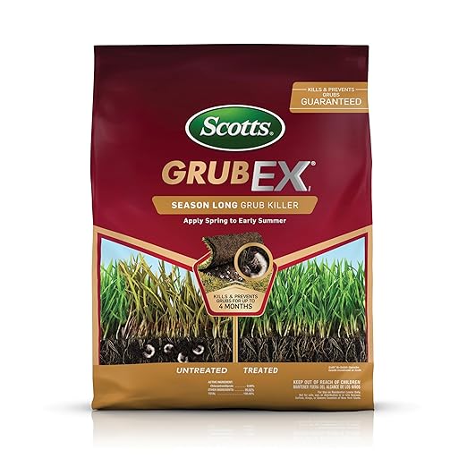 Scotts GrubEx1 Season Long Grub Killer, Protects Lawns Up to 4 Months, 5,000 sq. ft., 14.35 lbs.