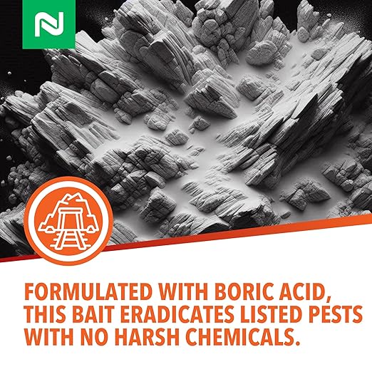 Nisus Niban Granular Bait, Weather-Resistant, Boric Acid Formula, Ants, Roaches, Crickets, Slugs & Snails, Indoor/Outdoor Use, 4 lbs