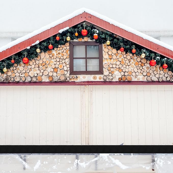 Baquler 1 Piece 5 ft Snow and Ice Melting Mats Roof and Valley Heater Ice Dam Prevention Heated Outdoor Mats Electric Snow Melting Mats for Winter Snow Removal