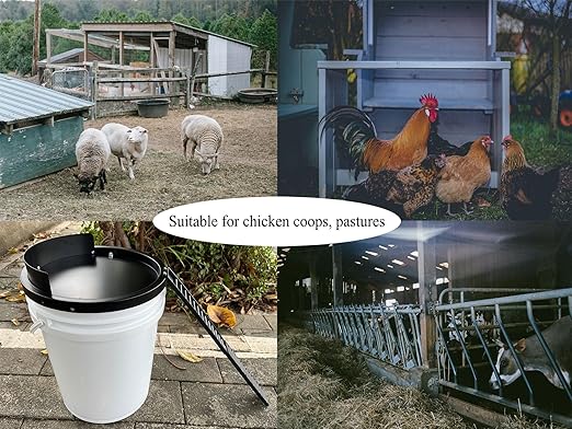 Bucket Lid Mouse Trap Metal 5 Gallon Bucket lid,Strong Metal Material That Cannot be Bitten, auto Reset, Repeat Catch, Indoor Outdoor, (1pack)