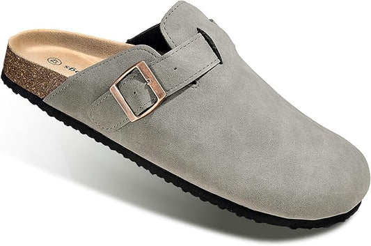 BULLIANT Comfort Clogs Slippers Sandals Nurse Work Shoes Unisex for Men Women with Cushioned Cork-Footbed