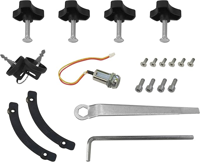 Snow Joe ION8024-HP Hardware Pack for ION8024 Snowblowers, Black/Silver