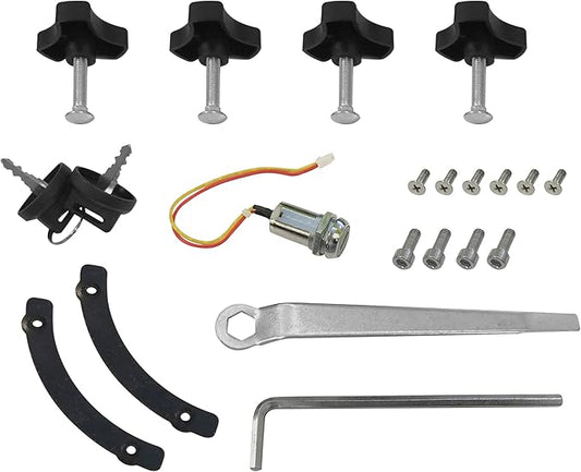 Snow Joe ION8024-HP Hardware Pack for ION8024 Snowblowers, Black/Silver