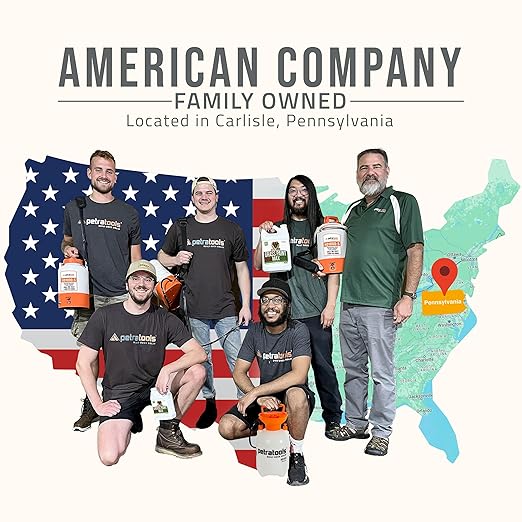 PetraMax Blue Herbicide Lawn Dye - 1 GAL - Super Strength Concentrate 3X More Than Others for Herbicides, Fertilizer & Weed Killer Marker - Blue Mark Spray Indicator for Home and Commercial Use