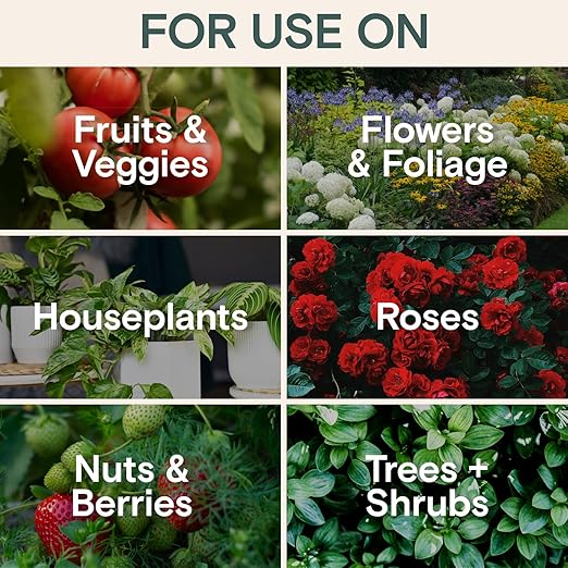 Organic Protectant – Liquid Fertilizer & Plant Food for Houseplants, Indoor & Outdoor Use – Instant Nourishment for Potted Plants, Flowers, Vegetables, Herbs, Air Plants, and Tropical Plants