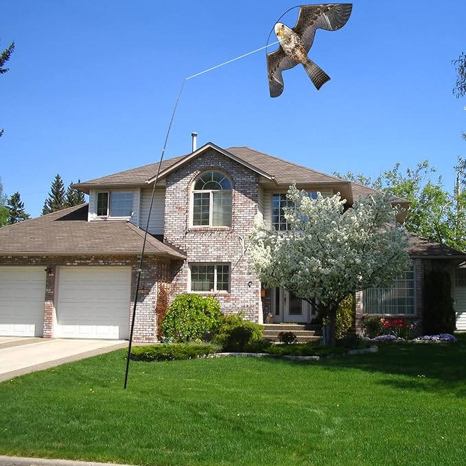 Bird Hawk Flying Kite for Crops Farm Protector Bird Scarer Kites Without Pole-Style B Kite