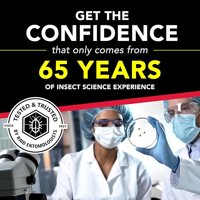 Raid Double Control Small Roach Baits, Child Resistant, For Indoor Use, Kills Roaches for 3 Months, 12 Count