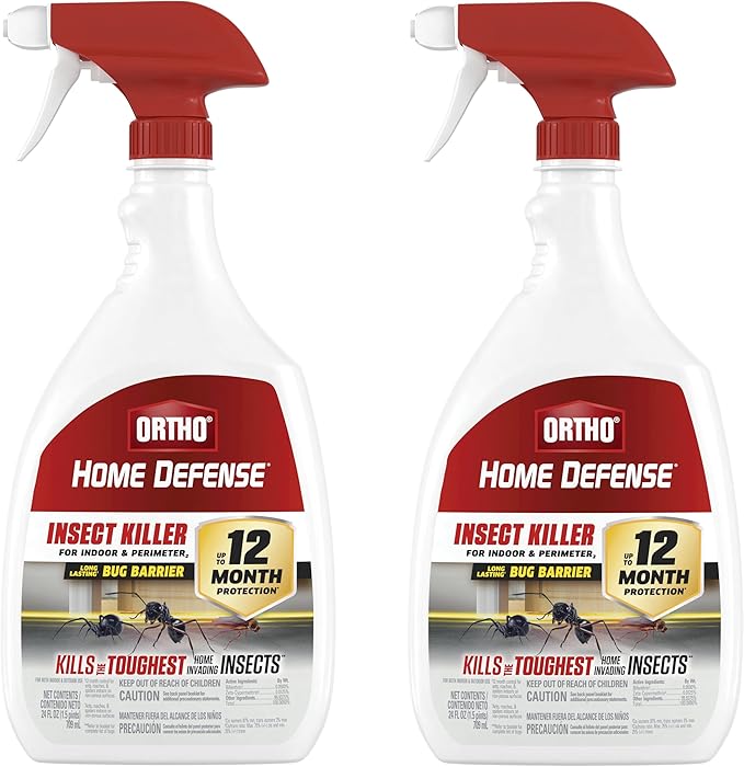 Ortho Home Defense Insect Killer for Indoor and Perimeter2, Controls Ants, Roaches, Spiders and More, 24 fl. oz., 2-Pack