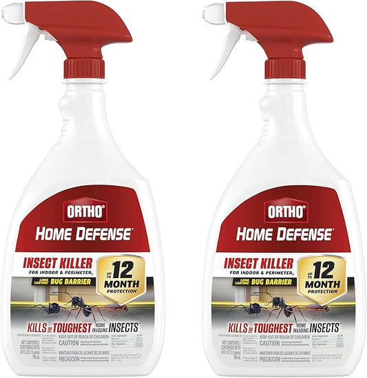 Ortho Home Defense Insect Killer for Indoor and Perimeter2, Controls Ants, Roaches, Spiders and More, 24 fl. oz., 2-Pack