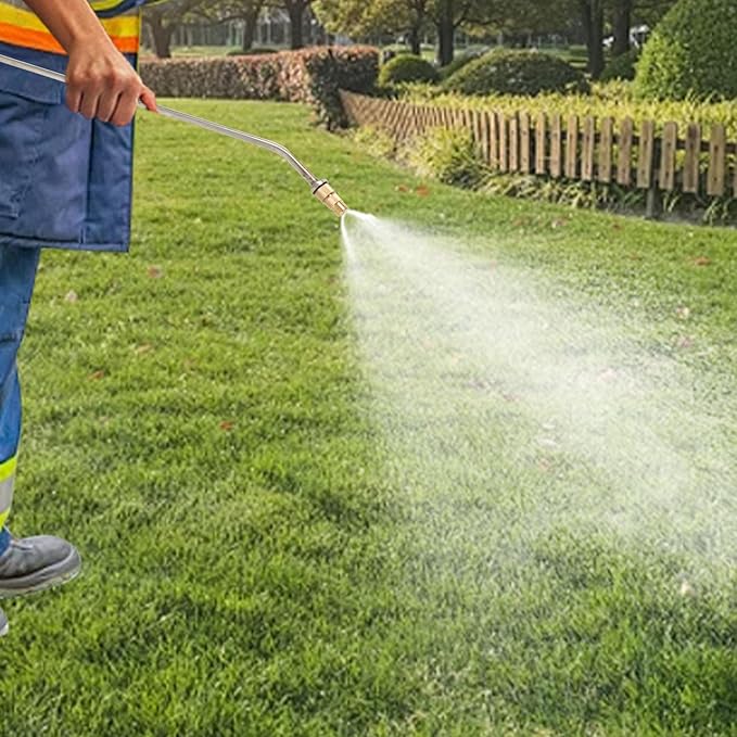 Hand Pump Sprayer Stainless Steel Sprayer for Indoor and Outdoor 2 Gallon Sprayer 20 in Wand 3.3 FT Hose