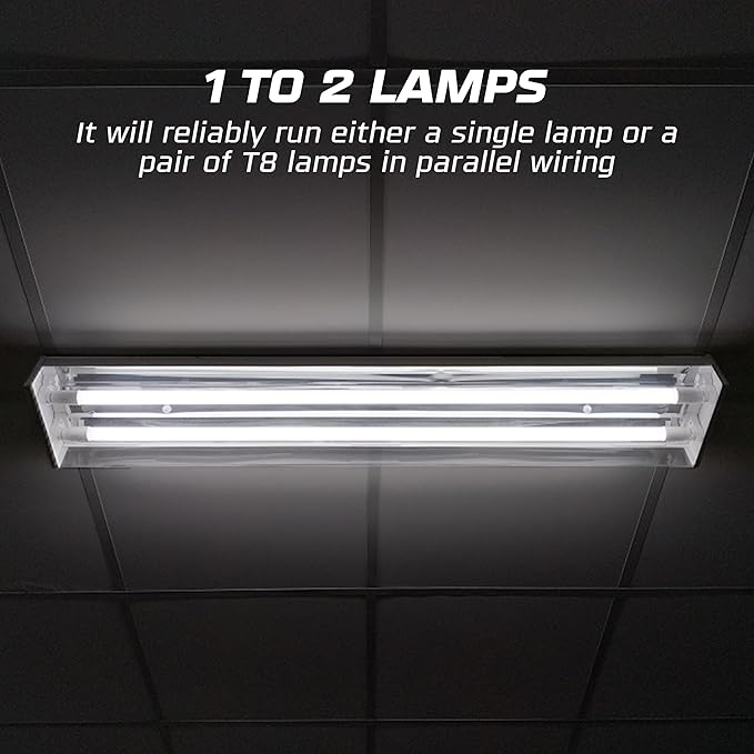 10 Pack - Replacement for ICN-2P32-SC 1 & 2 Lamp T8 Fluorescent Electronic Ballast - 120-277 Volt - Instant Start - UL Approved