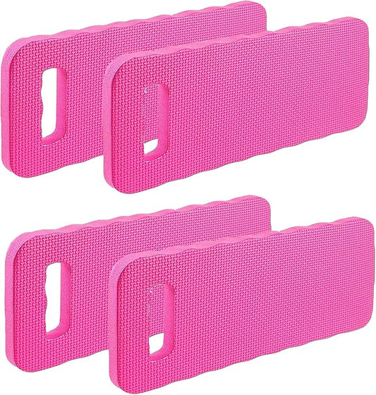 YWSHF 4 PCS Garden Kneeling Pad,Knee Mat Waterproof Foam Knee Pads for Gardening,Cleaning,Baby Bath,Yoga,Praying and Exercise 15.745'' x 7.09'' x 0.79'' Pink