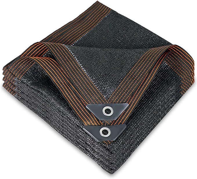 winemana 40% Black Shade Cloth, 10 x 12 FT Durable Mesh Tarp with Grommets, Resistant Garden Sun Shade Netting, Shading Antifreezing for Pergola, Greenhouse, Plants Growing, Chicken Coop