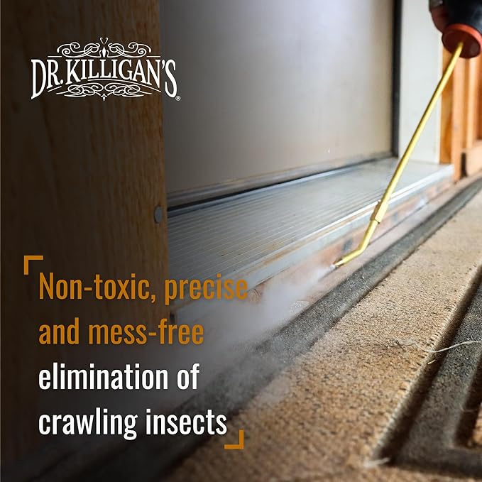 Dr. Killigan's The Insect Buster - Bulb Duster, Sprayer, Applicator, Dispenser for Diatomaceous Earth and Other Powders - Effective Dust Application Tool - Large (14oz)