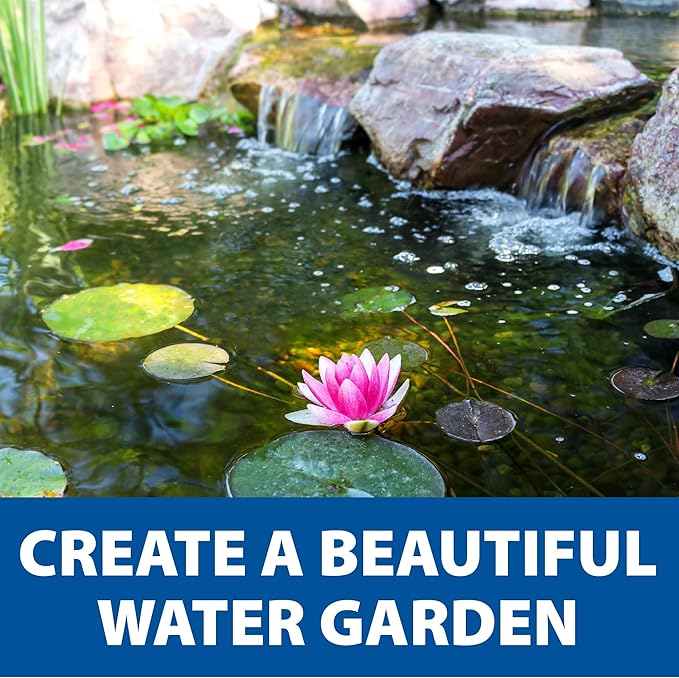 The Pond Guy SolidFlo G2 Submersible Pump for Small Ponds, Water Gardens & Waterfalls, Quiet, Durable, and Efficient Flow, Easy DIY Setup, 600 GPH