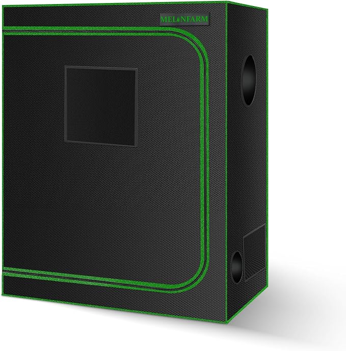 MELONFARM Small Grow Tent for Aerogarden，30”x18”x36” ，Hydroponics Growing System ，Highly Reflective 600D Diamond Mylar Canvas with Ventilation window and Floor Tray for Hydroponic Indoor Plant Growing