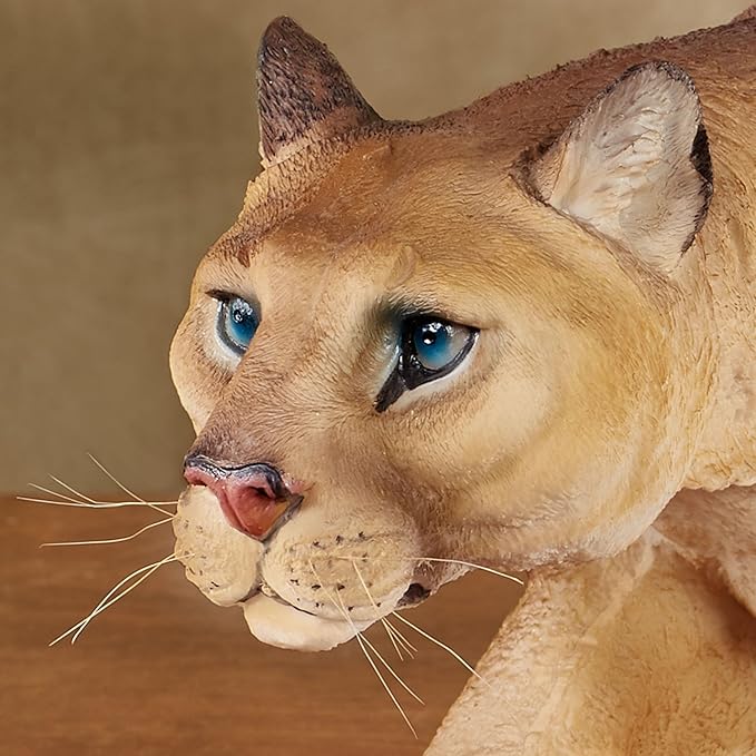 Touch of Class Mountain Lion Table Sculpture Autumn Gold