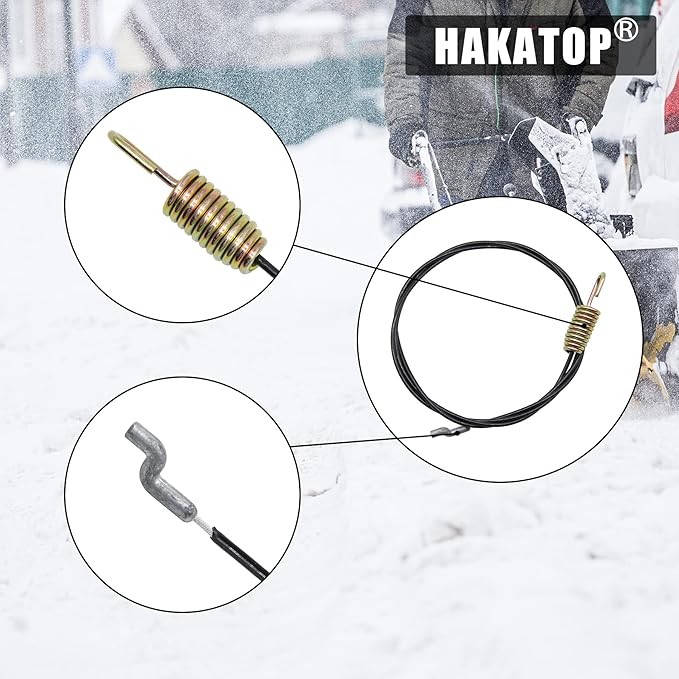 HAKATOP 946-04230b Auger Drive Clutch Cable for MTD Cub Cadet 746-04230 746-04230A 946-04230 946-04230A Snow Blower/Thrower