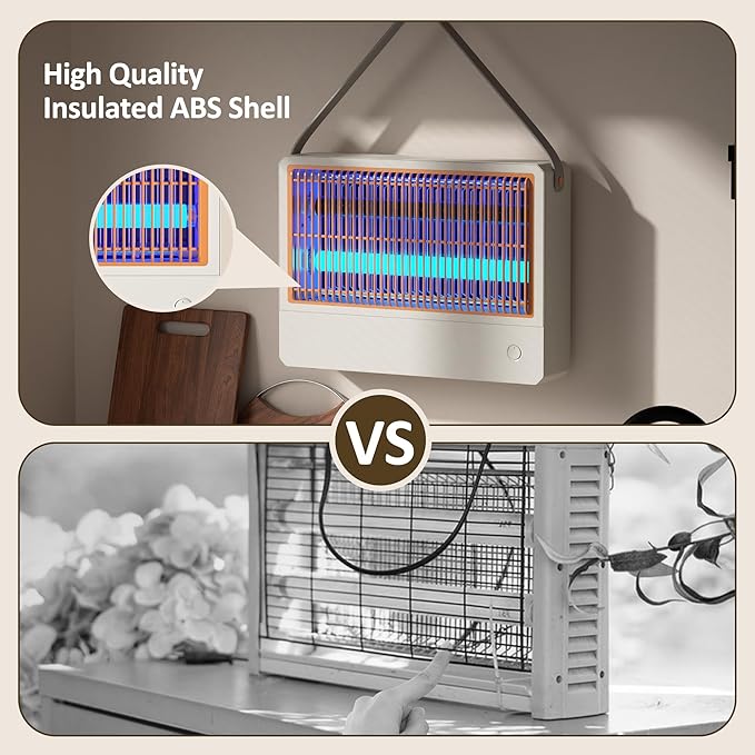 20W Mosquito Killer Lamp, Fruit Fly Traps for Indoors Electric Bug Zapper for Home, Mosquito Repellent Moth Light Gnat Insect Killer with 2 Replacement Bulbs