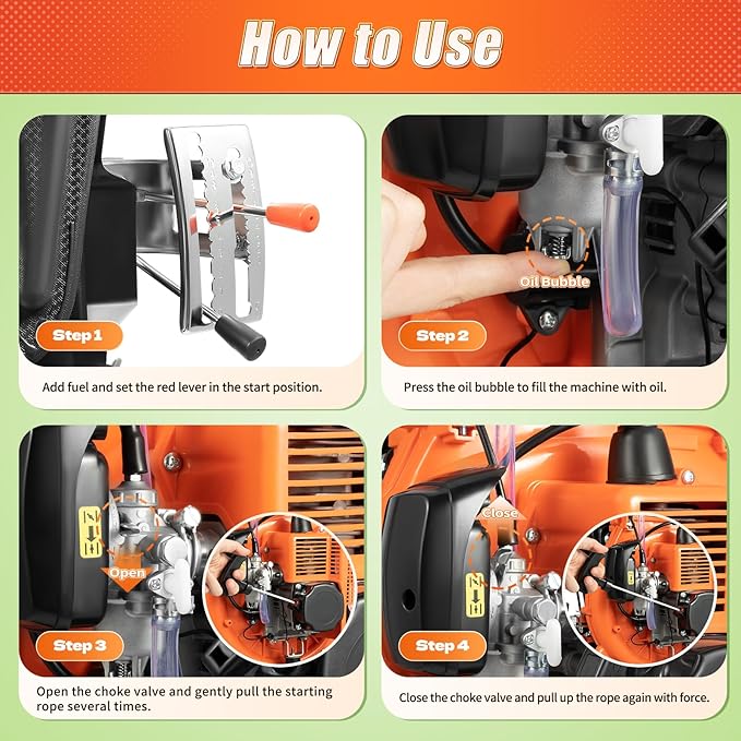 3.7gal Gas Powered Backpack Sprayer, 2-Stroke Backpack Fogger Agricultural, Fogger Sprayer Blower for Load Pesticides, Disinfectants, Waterproof Base Oil, Fertilizer, Etc