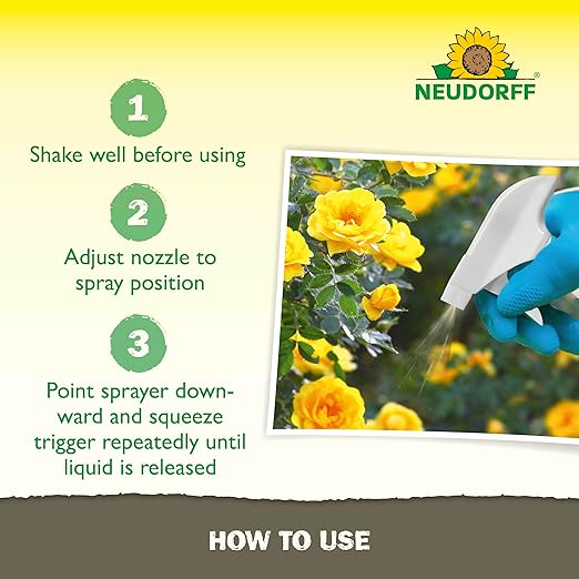 Garden Insecticide Spray for Roses and Flowers, Kills Fruit Flies, Fungus Gnats, and 100+ Listed Insects on Contact for Organic Gardening, Contact Insecticide, Ovicide Spray (32 oz)