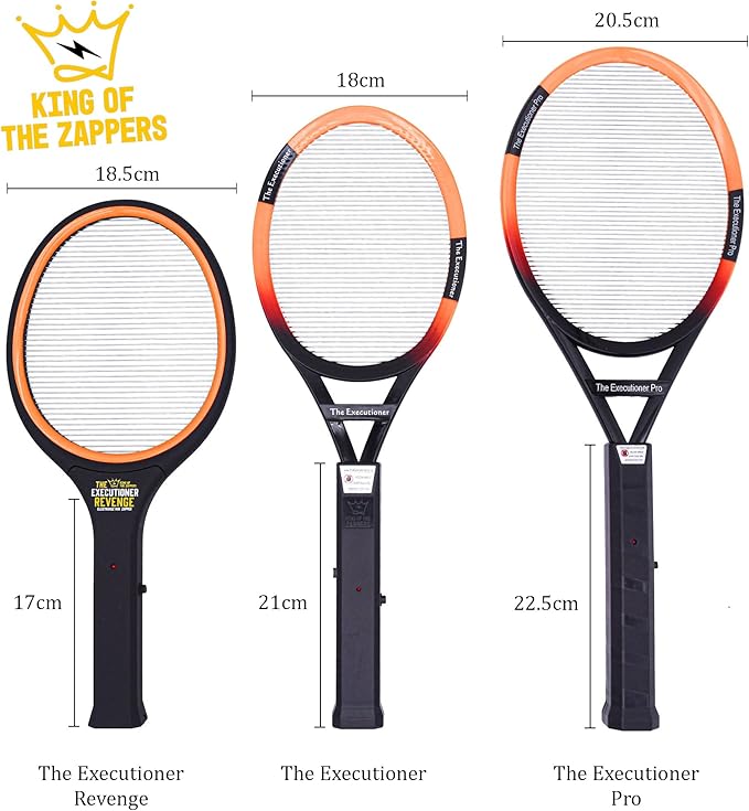 The Executioner Fly Killer Mosquito Swatter Racket Wasp Bug Zapper Indoor Outdoor Over 50cm Long