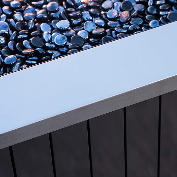 Morton Outdoor Square Stainless Steel Fire Pit