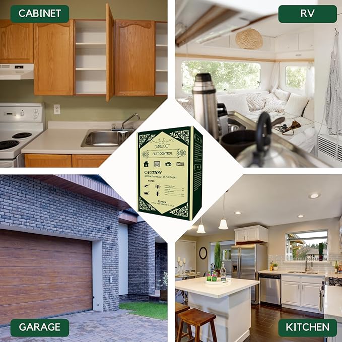 Extra-Strength Mouse Repellent Pouches, Cinnamon/Peppermint Oils Repel Mice from Nesting & Freshen Air in Car/RV/Boat/Garage/Shed/Cabin