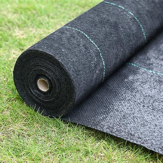 Land Guard 6ft x 300ft Weed Barrier Fabric Heavy Dusty, Ground Cover, Weed Mat, Woven Landscape Fabric for Garden, Lawn and Outdoor Project