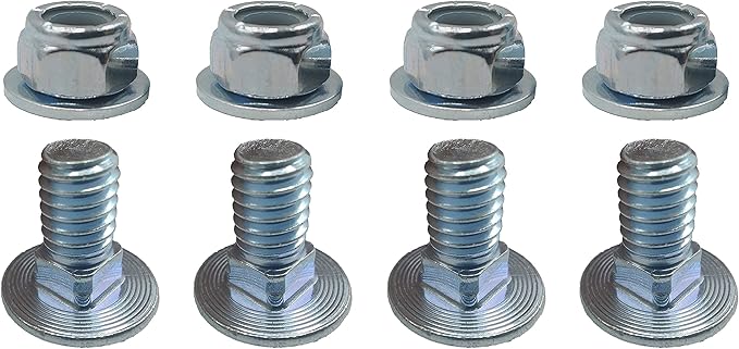 4-Pack 784-5581A (5/16-18) 5/8" Carriage Bolts Nuts kit fits MTD Shave Plate Scraper Bar 790-00120-0637 Snow blowers