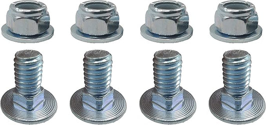 4-Pack 784-5581A (5/16-18) 5/8" Carriage Bolts Nuts kit fits MTD Shave Plate Scraper Bar 790-00120-0637 Snow blowers
