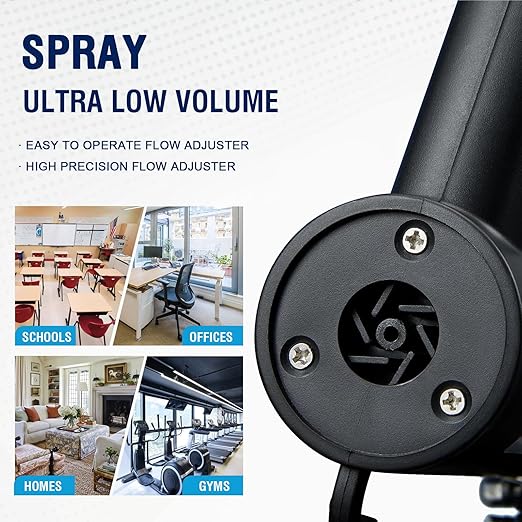 LONYEON 8L Electric ULV Cold Fogger Machine with Backpack Mist Atomizer, Adjustable Flow Rate, Large Area Spraying for Home Indoor Outdoor