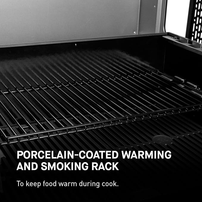 Masterbuilt® Gravity Series® 600 Digital Charcoal Grill and Smoker,WiFi Technology, GravityFed™ Charcoal Hopper, 600 Cooking Sq. Inches, Reversible Smoke&Sear Cast Iron Grates, Black, Model MB20041023