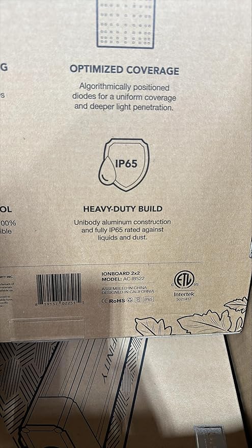 AC Infinity IONBOARD S22, LED Grow Light Board with Samsung LM301H Diodes, Deeper Penetration Full Spectrum Lighting, for Veg Bloom Indoor Plants in Grow Tents Greenhouses (2x2)