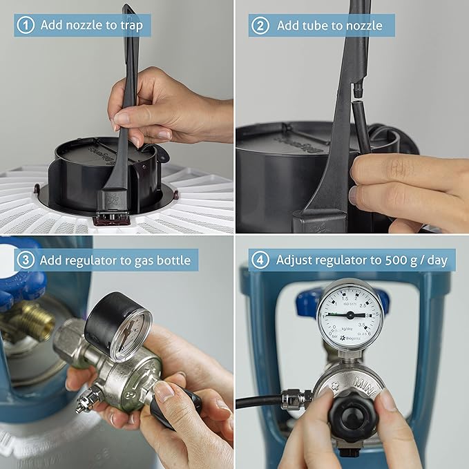 BIOGENTS BG-Booster • CO2 Upgrade for The BG-Mosquitaire Outdoor Mosquito Trap • Upgrade Your BG-Mosquitaire to Target All Biting Mosquitoes