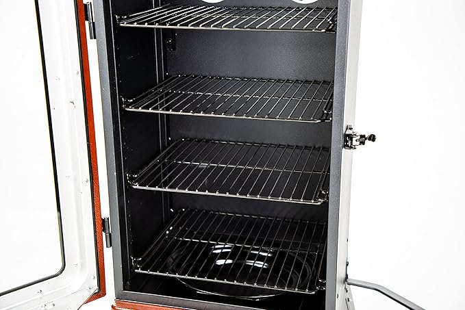 Pit Boss 3-Series Gas Vertical Smoker, Red Hammertone - 10773