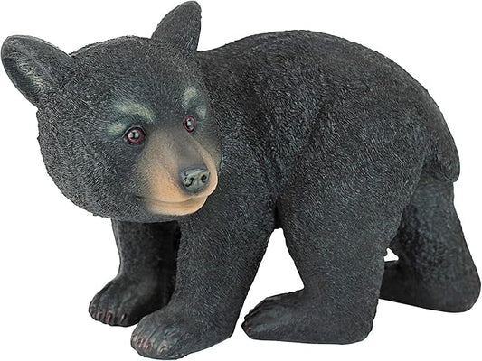 Design Toscano QM2594300 Roly-Poly Bear Cub Statue, Walking Bear,Full Color
