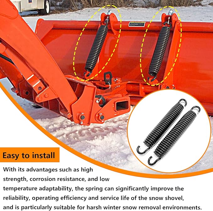 Snow Plow Trip Springs Replacement for Western C, ST Diamond Meyer BOSS Fisher Blizzard Plow Blade OEM Replaces 1302010 M07017-2 Packs