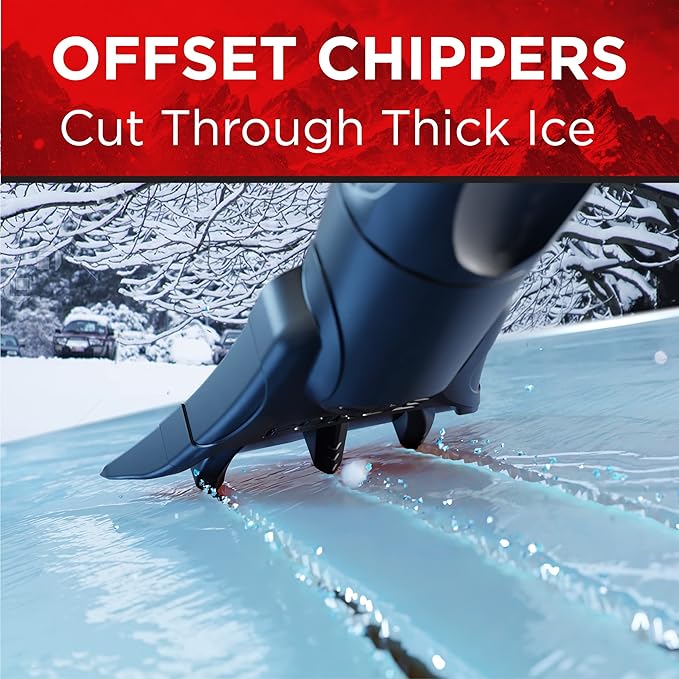 Mallory Force 17” 518RFB Snowbrush with Ice Scraper for Car, Single