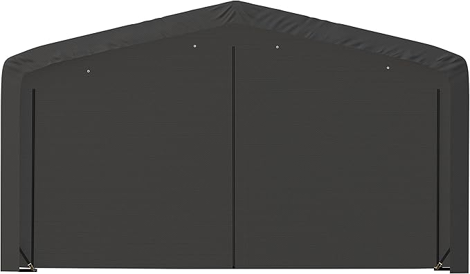 ShelterLogic ShelterTube Garage & Storage Shelter, 20' x 23' x 12' Heavy-Duty Steel Frame Wind and Snow-Load Rated Enclosure, Gray