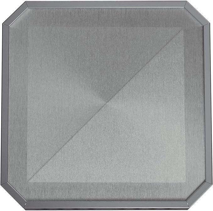 Breeo Base X24 (25.6 Inch) - Fire Pit Mat for Deck Protection - Multi Surface Safe - Superior Heat Protection and Airflow - Stainless Steel Fire Pit Accessory for Outside & Outdoor Surfaces - USA Made