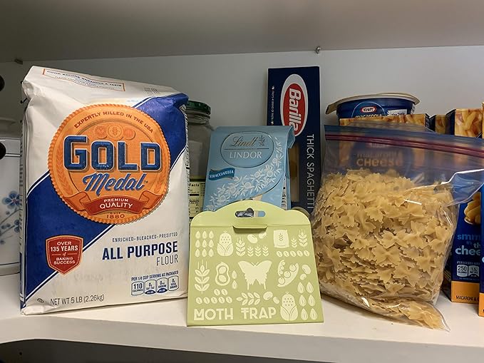 Superior Pantry Moth Traps 6-Pack with Pheromones Prime | No Insecticides | Safe, Non-Toxic and Child and Pet Friendly Pantry Protection | Superior Attractant