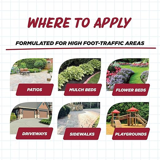 Earth's Ally Weed and Grass Killer 1 gal | Safe, Pet-Friendly Natural Weed Control Spray for Driveways & Sidewalks, Ready-to-Use - Bee Safe, No Glyphosate Weed Killer [OMRI - Amazon]