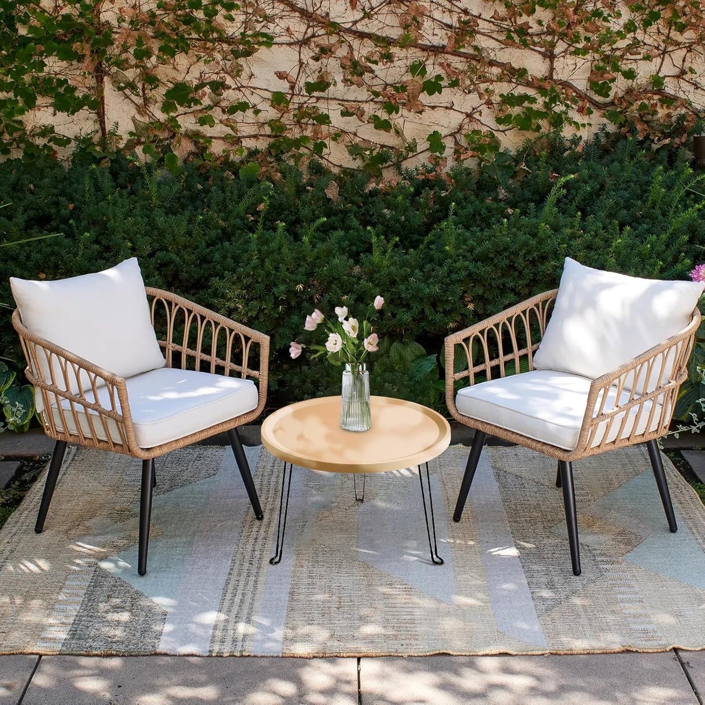 Home or Outdoor Multi-Functional Folding Portable Space-Saving Table (Brown)