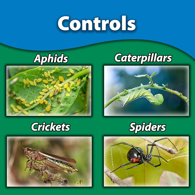 Monterey Bug Buster II - Synthetic Insecticide - 8 Ounce Concentrate - Apply Using a Sprayer Following Mix Instructions