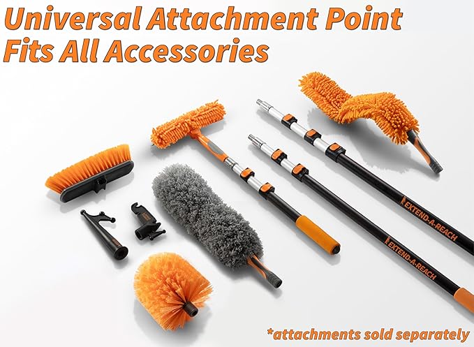 Fruit Picker Pole with Basket Telescoping 5-30 ft Apple Picker Extension Pole // Telescopic Fruit Tree Picker Tool for Picking Orange Mango Avocado Lemon Pear // The Ultimate High-Reach Fruit Grabber