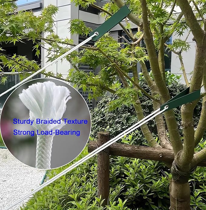 Heavy Duty Tree Stake Kits Steel Tree Stakes and Supports for Young Trees Against Bad Weather Leaning Tree Anchor Straightening Kit