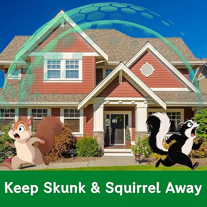24 Pack Skunk & Raccoon Repellent Ball, Natural Rodent Repellent Balls for House, Squirrel Mice Repellents for Cars, Keeping Skunk Out of Car, Garage, Attic, RV Mouse Deterrents Pet Safe