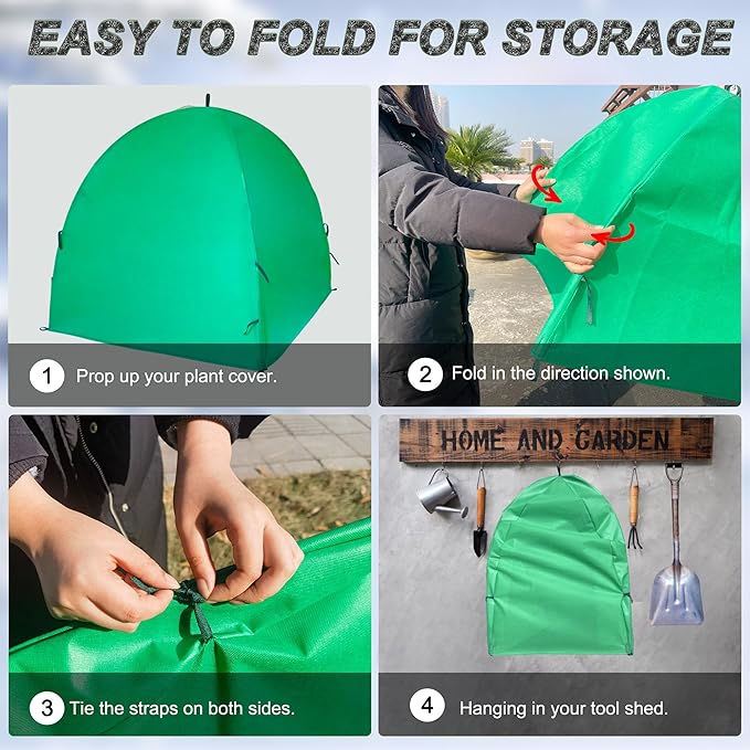 40″*40″*31″ Winter Plant Warm Covers - Raised Bed Cover, Garden Row Accelerator, Warm Tent Freeze Protection Humidity Domes for Germination, Seedling Propagation Protecting Plants from Animals 2 PCS