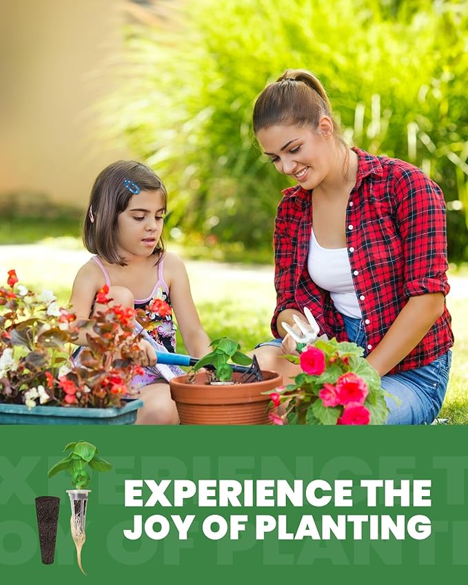 RAINPOINT 60pcs Grow Sponges for Hydroponics, Replacement Root Growth Sponges Compatible with All Indoor Gardening Systems, Seed Starter Pods for Hydroponic Indoor Garden System